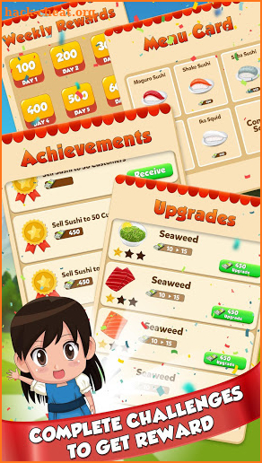 Sushi Restaurant Craze: Japanese Chef Cooking Game screenshot