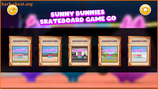 Suuny bunnis Game cartoon Skat screenshot