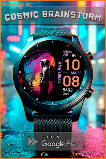 СВ08 Space Watch Face screenshot