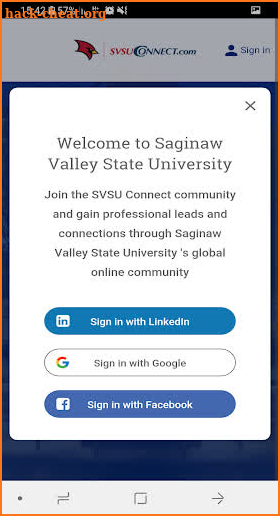 SVSU Connect screenshot