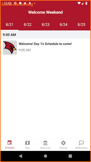 SVSU Events screenshot