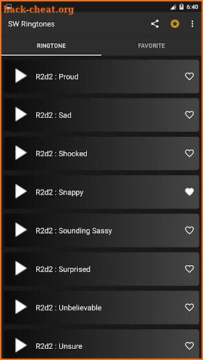 SW ringtones Free screenshot