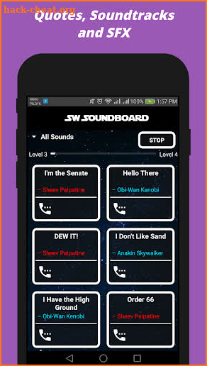 SW Soundboard - Ringtones, Quotes & Sounds screenshot