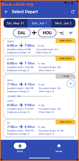 SWA Nonrev screenshot