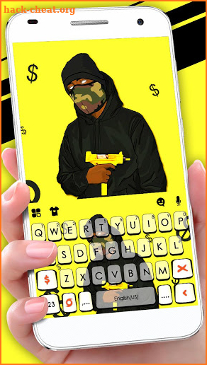 Swag Boy Keyboard Theme screenshot