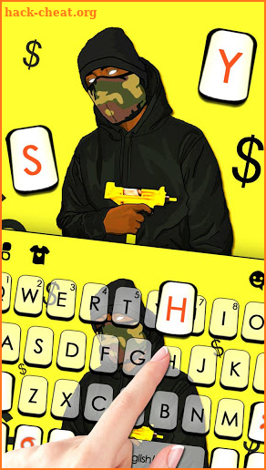 Swag Boy Keyboard Theme screenshot