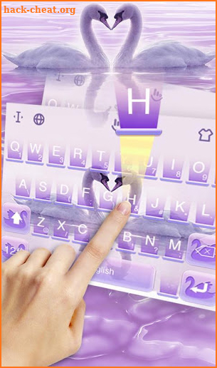 Swan Lake Keyboard Theme screenshot