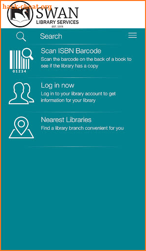 SWAN Libraries App screenshot