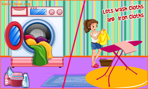 Sweat baby Girl House Cleaning: Cleanup Games screenshot