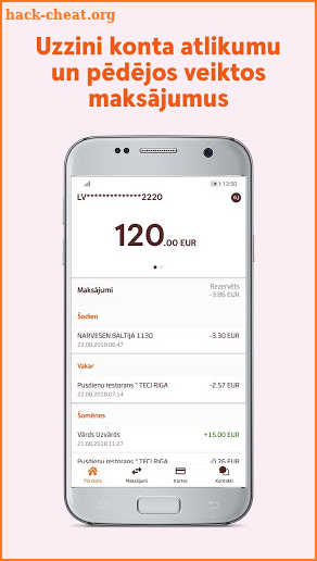 Swedbank 2019 Latvija screenshot