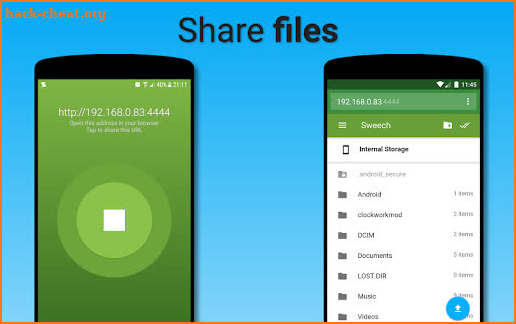 Sweech - Wifi File Transfer screenshot
