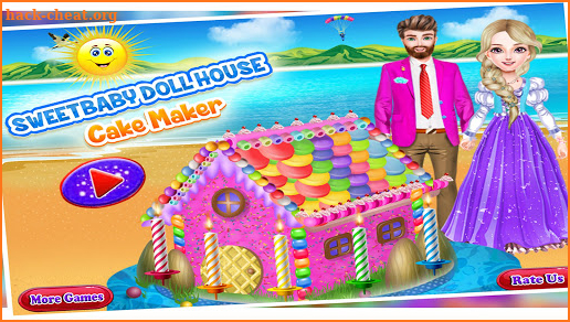 Sweet Baby Doll House Cake Maker screenshot