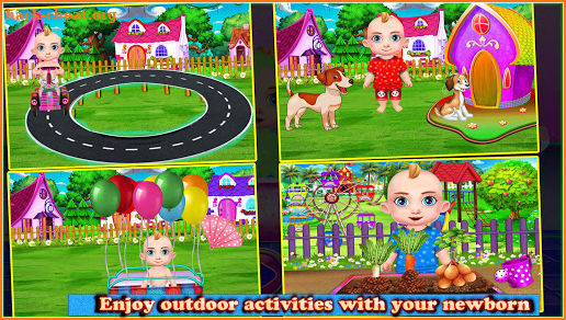 Sweet Baby Girl Cleaning Baby Care Game screenshot