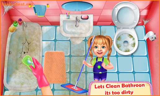 Sweet Baby Girl Cleaning Games 2018: House Cleanup screenshot