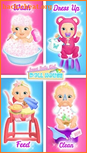Sweet Baby Girl Doll House - Play, Care & Bed Time screenshot