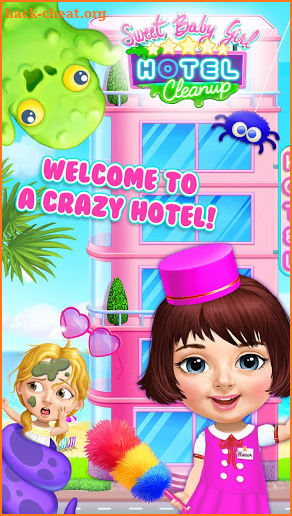 Sweet Baby Girl Hotel Cleanup - Crazy Cleaning Fun screenshot