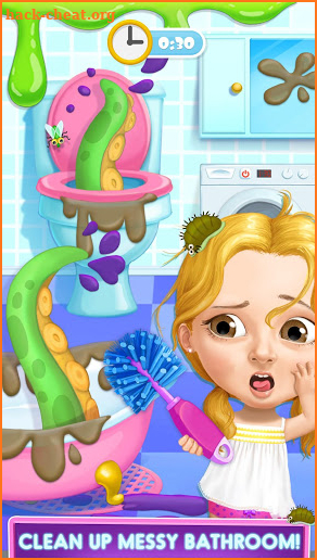 Sweet Baby Girl Hotel Cleanup - Crazy Cleaning Fun screenshot