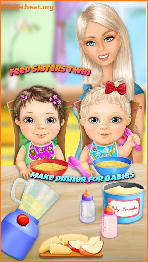 Sweet Baby Girl Twin Sisters screenshot