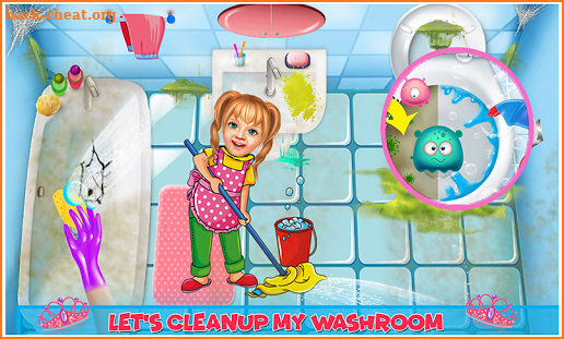 Sweet BabyGirl Princess Palace House Cleaning Game screenshot