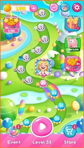 Sweet Candy Bomb: Match 3 Game screenshot