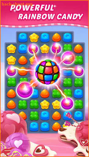 Sweet Candy Puzzle: Crush & Pop Free Match 3 Game screenshot