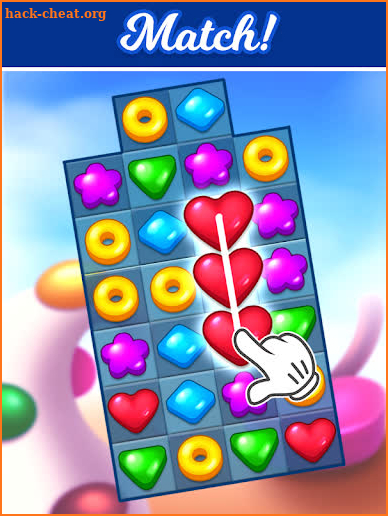 Sweet Candy Puzzle Mania - food cafe match 3 screenshot