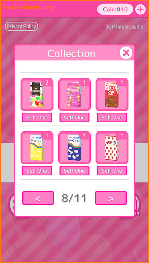 Sweet Claw Machine Game screenshot