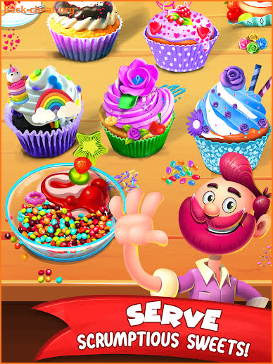 Sweet Cupcake Baking Shop: Dessert Games screenshot