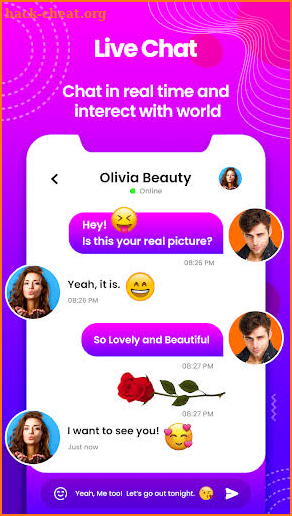 Sweet Date - Random Chat, Meet-Me Live Chat Tickoo screenshot