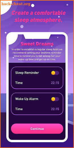 Sweet Dreams-sleep on time screenshot