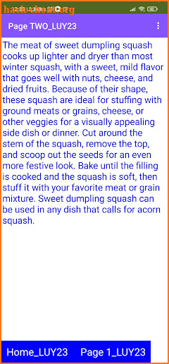 sweet dumpling squash screenshot