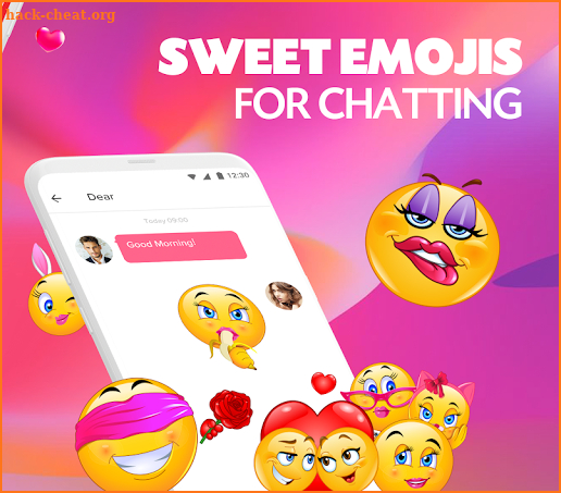 Sweet Emoji Phone screenshot