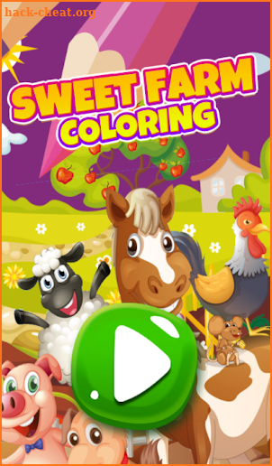 Sweet Farm Coloring Book - Education & Learning screenshot
