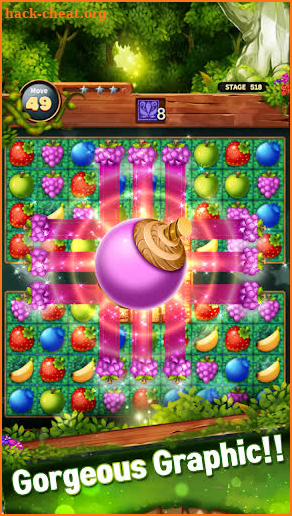 Sweet Fruit POP : Match 3 Puzzle screenshot