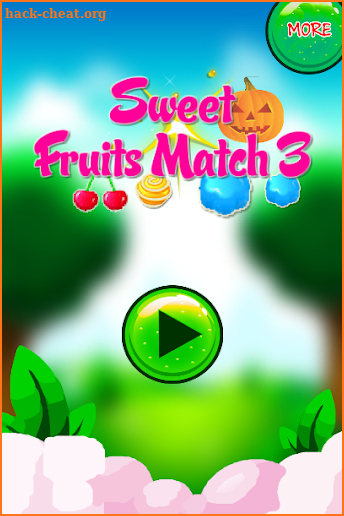 Sweet Fruits Match 3 : Halloween Story screenshot