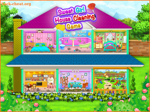 Sweet Girl House Cleaning  - My Home Cleanup Game screenshot
