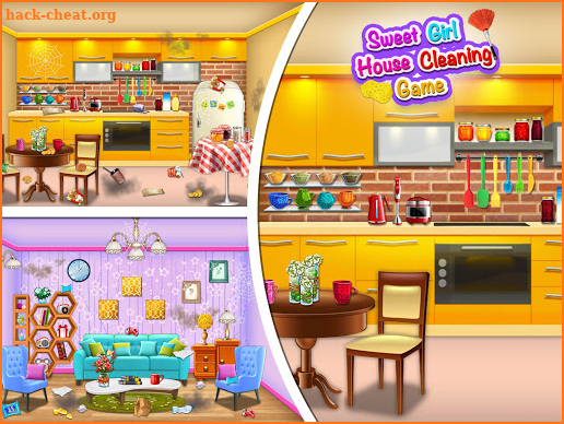 Sweet Girl House Cleaning  - My Home Cleanup Game screenshot