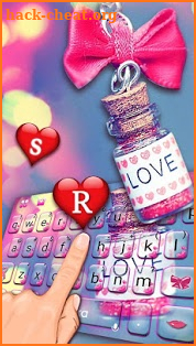 Sweet Love Keyboard Theme screenshot