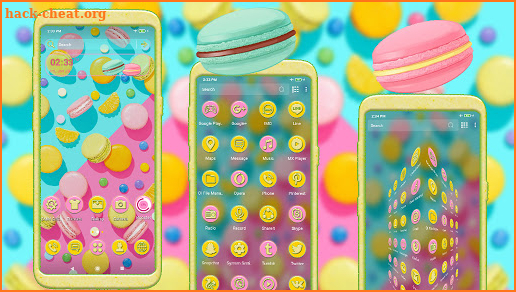 Sweet Macaron Theme screenshot