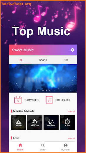 Sweet Music-Music, Video, Album, List, Favourite screenshot