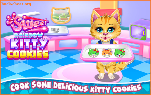 Sweet Rainbow Kitty Cookies screenshot