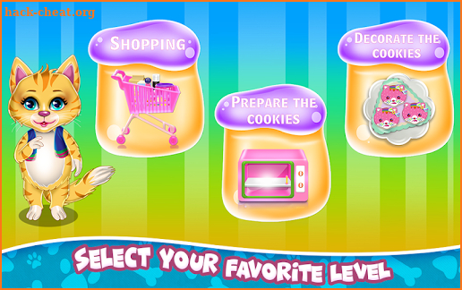 Sweet Rainbow Kitty Cookies screenshot