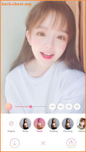 Sweet Selfie With AR Cheek Filter screenshot