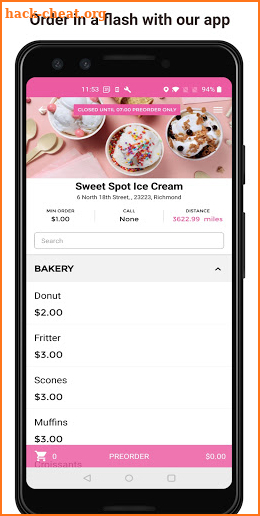 Sweet Spot Ice Cream screenshot