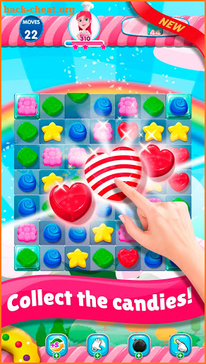 Sweet Sugar Match 3 - Free Candy Smash Game screenshot