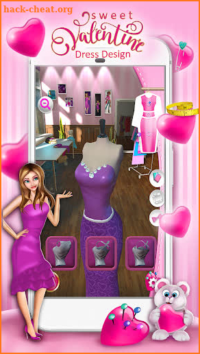 Sweet Valentine Dress Design screenshot