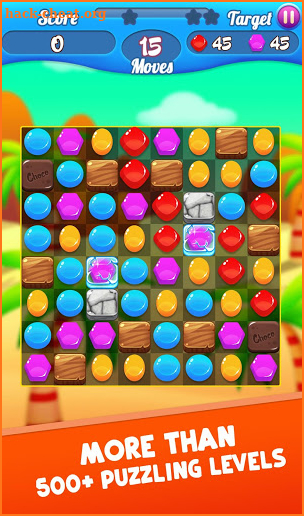 Sweetest of Candy - Match 3 Game screenshot