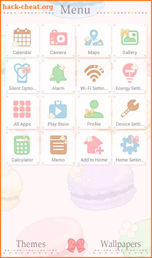 Sweets Wallpaper Cute Macaroons Theme screenshot