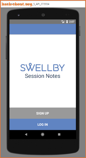 Swellby Session Notes screenshot