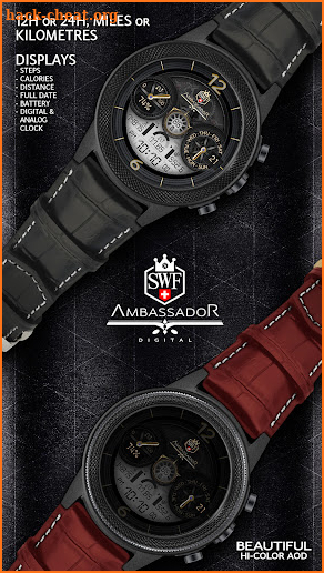 SWF Ambassador Digital Watch screenshot